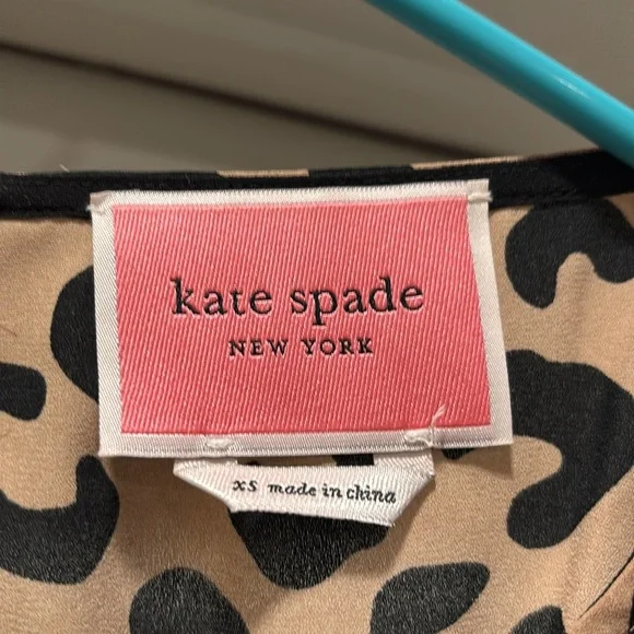 Kate Spade Cheetah Print Dress- XS - Picture 2 of 4